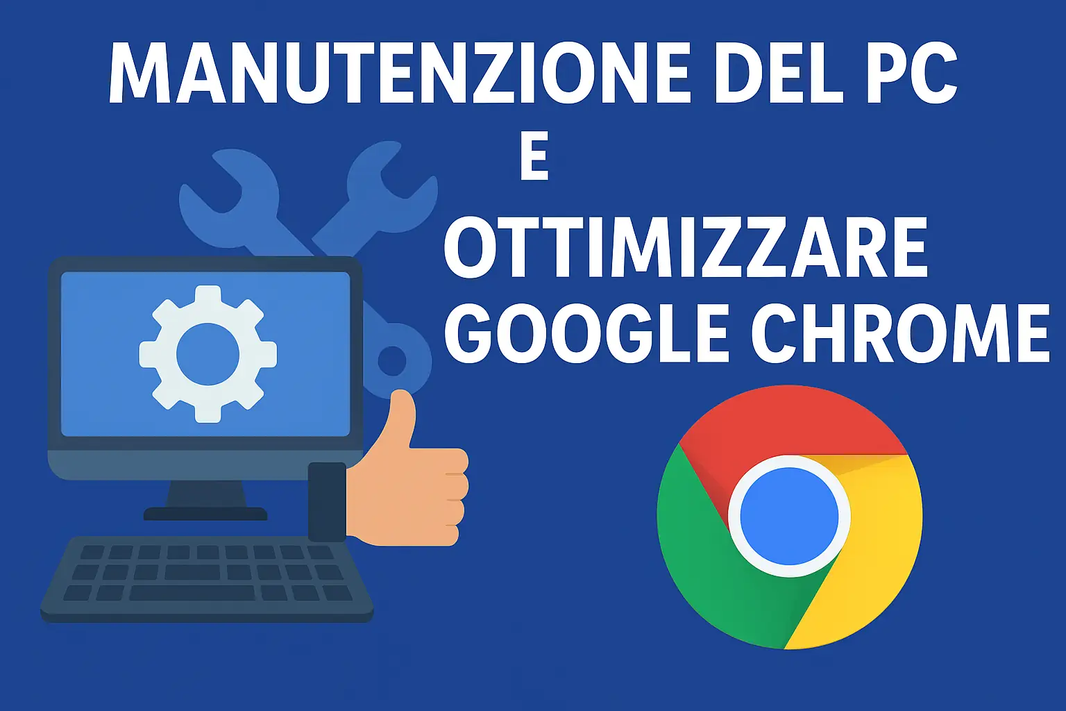 Manutenzione del PC e ottimizzazione di Google Chrome